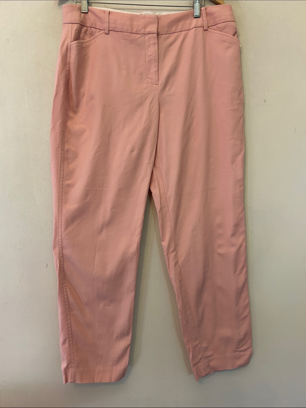 Talbots pale pink ankle chino pants Size 16 EUC
